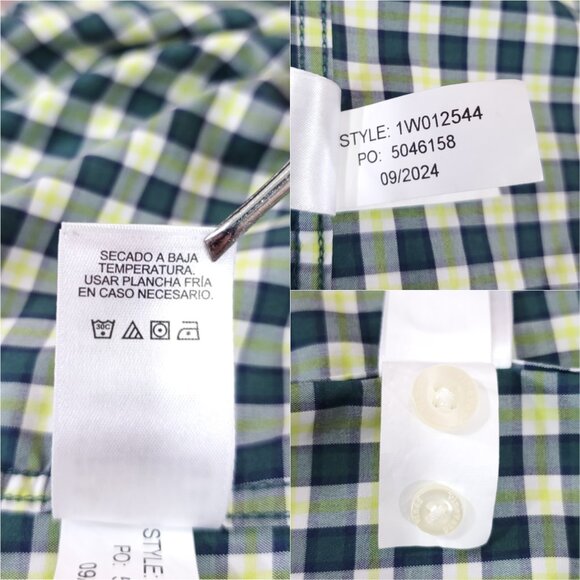 Vineyard Vines Performance Mens XL Classic Fit Whale Shirt Plaid Button Down - Picture 10 of 12